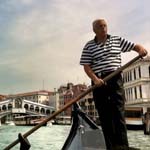 Gondala ride in Venice